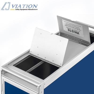 China AIRCRAFT EQUIPMENT Good Quality Aircraft Trolley Drawer Cart Airline Cart Waste Atlas for sale