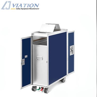 China AIRCRAFT EQUIPMENT Best Airplane Trolley Garbage Cart Service Cart Waste Transport Cart for sale