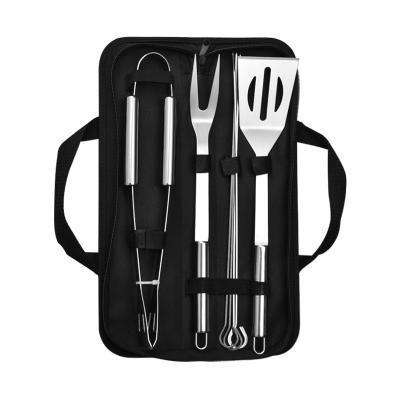 China Easily Cleaned High Standard Straining Customized 2Cr13 Stainless Steel Colors/Trademarks BBQ Utensils Tools 7Pcs Sets Kits for sale