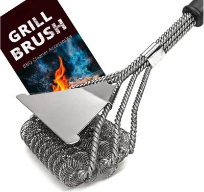 China Easily Cleaned Grill Brush and Scraper Best Grill BBQ Cleaner Brush for All Grill Types Ideal BBQ Accessories for sale