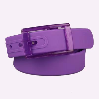 China High quality color unisex plastic metal candy buckle belt candy free perfume belt silicone perfume belt for sale