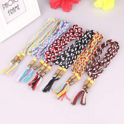 China Ladies Braided Belt Korean Style All-match Dress Knotted Decorative Belt Ladies Woven Belt for sale