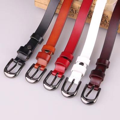 China All-match Korean decorative belt ladies fashion genuine leather belt fashion pin-buckle casual belt for sale