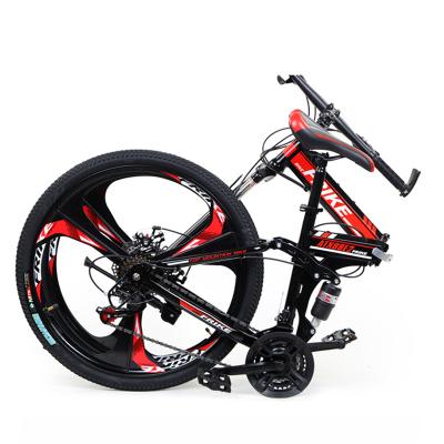 China Mounrain Street/Folding Mountain Bike 26 Inch Double Speed ​​Disc Brake Lower Prices Adult Damping Variable Bike for sale