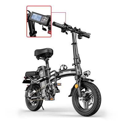 China Aluminum Alloy Folding Bike 20 Inch 48V 25Ah Lithium Battery Electric Portable Electric Bicycle for sale