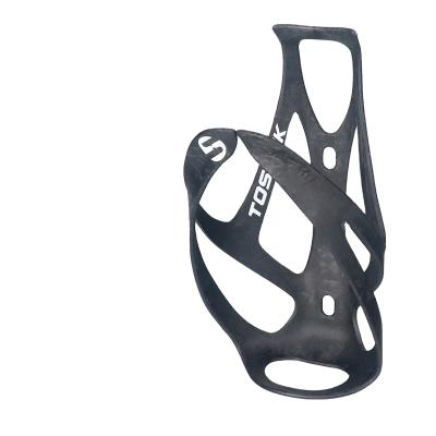 China Customizable carbon fiber bike water bottle holder accessories equipment carbon fiber bicycle water bottle cage logo for sale