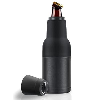 China Sustainable Double Wall Vacuum Insulated Can Cooler Insulator Stainless Steel 12oz Cola Beer Can Bottle Holder for sale