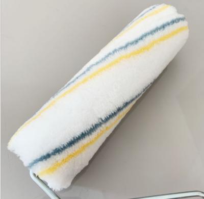 China Cheap Decorative Polyester Canvas Cover Roller Brush Paint Brushes Paint Roller Brush Design for sale