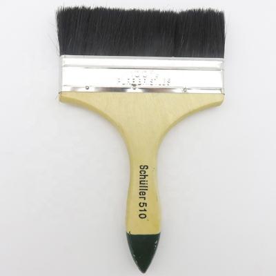 China PB510 Bristle Brush High Quality Black Wooden Handle for sale