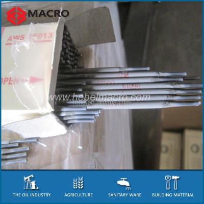 China Low and mild steel or alloy steel for Nigeria market titania coating high quality E6013 carbon steel weleding rods for sale