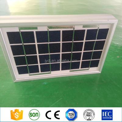 China Low price silicon mini solar panel 5v 6v 9v 12V polycrystalline solar panel / 1.5W 3W 5W 10w for sale