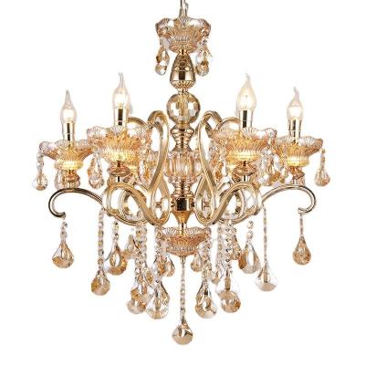 China Factory direct wholesale modern pendant lamp material with restoration crystal chandelier and pendant lights for sale