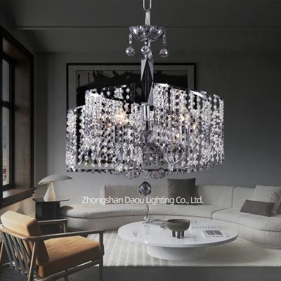 China Hotel Traditional Chandelier Luxurious Luxury Crystal Chandelier With Circle Shape Crystal Lighting Fixture Pendant for sale