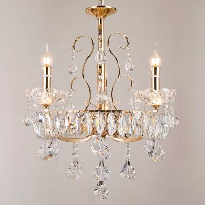 China Modern Luxury Hotel Chandelier Fancy Ceiling Lights Hanging Crystal Modern Led Chandelier Light for sale