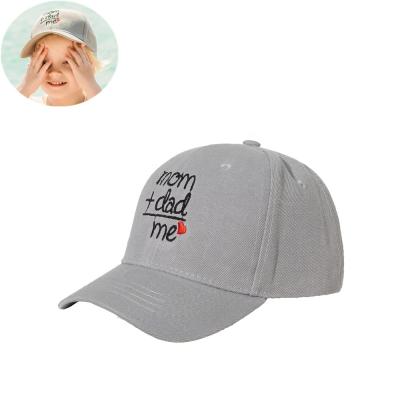 China COMMON Classic Soft Top 6 Panel Hot Sell Kids Custom Logo Camp Unstructured Baseball Hats Hats for sale