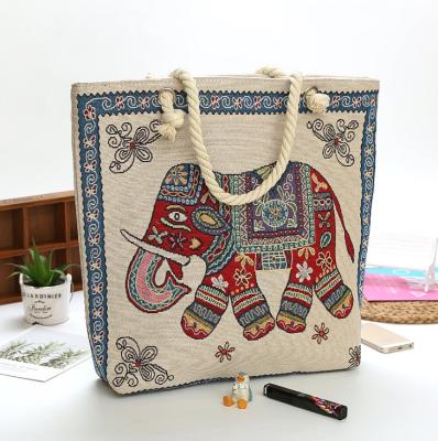 China Lovely Design Reusable Custom Canvas Color Summer Style Tote Bag Women Handbags Beach Service Bag for sale