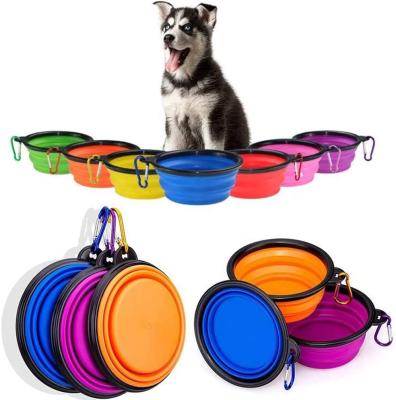 China Sustainable Collapsible Travel Pet Bowl, Small-12 oz, Collapsible Dog Bowls, Pet Cup Feeding Dish for Traveling, Walking, Parking for sale