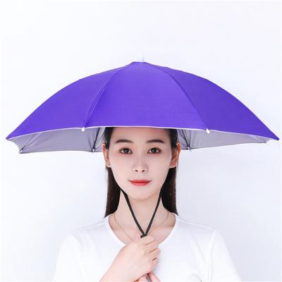 China Chinese Wholesale Small Promotional Outdoor Used Logo Printing Hat Umbrella Head for sale