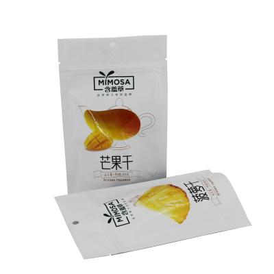 China Custom Printed Moisture Proof Zipper Mango Packaging Top Plastic Dry Bag for sale