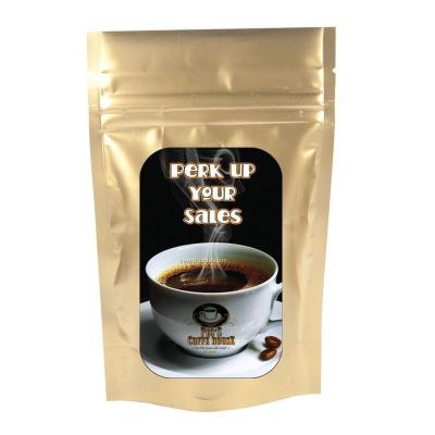 China Custom Colored Moisture Proof Printing Up Zip Lock Plastic Bag Plastic Holder For Coffee for sale