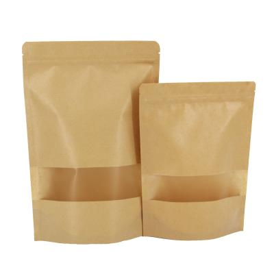 China Moisture Proof High Quality Recycled Brown Food Kraft Paper Bag for sale