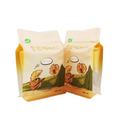 China China Food Grade Flat Bottom Box Pouch Packaging Moisture Proof Bag For Nut for sale