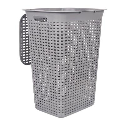 China 2022 Large Fashion Sustainable Design Customized Plastic Wheeled Laundry Basket for sale