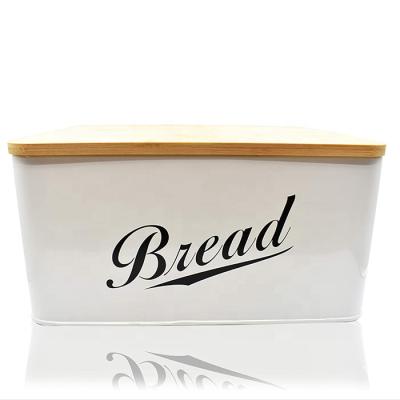 China Airtight Freshness Preservation Wooden Bread Loaf Box And Canister Set With Lids for sale