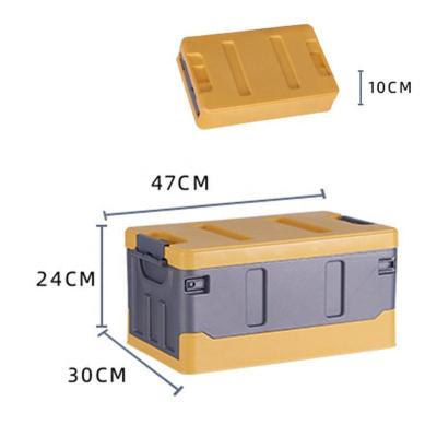 China 2022 New Home Large Capacity Portable Multi Function Vehicle Car Storage Bag Box Viable for sale