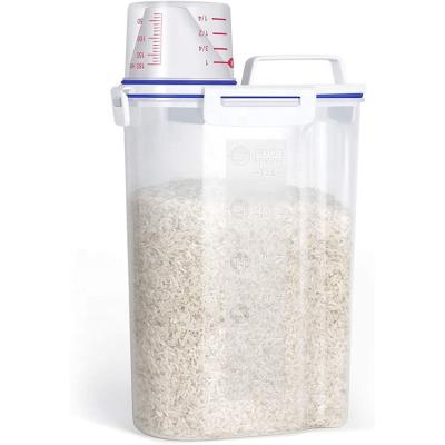 China 2022 New Viable High Quality Transparent Box Plastic Rice Storage Container for sale