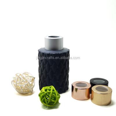 China Eco-friendly 75ml Glass Reed Diffuser Bottle Aroma Reed Diffuser Empty Glass Bottle for sale