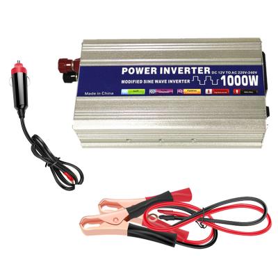 China Car / 220V Car Inverter Outdoor 12V DC to AC Converter 1000W Solar Inverter Off Grid with Reverse Connection Protection for sale