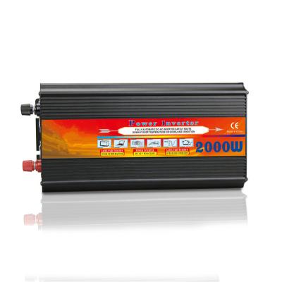 China 2000W Inverter AC 220v 110v DC 12v 24vTo Emergency Power Outage Outdoor/Home Solar Camping Car/Tent for sale