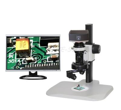 China Digital Portable Zoom 3d Optical Microscope 1X C - Mount With LCD Touching Screen for sale