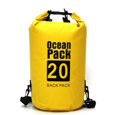 China Small In Size And Light In Weight Camping Custom Disaster PVC Swimming Survival Floating Ocean Dry Pack Backpack Waterproof Dry Bag for sale