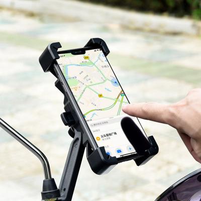 China Dirt-resistance 360 ​​Rotate Electric Bike Bicycle Handlebar Cell Phone Mount Holder Scooter Phone Holder for sale