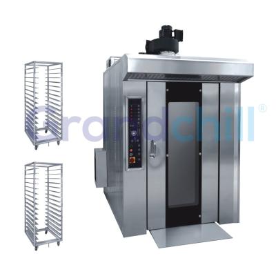 China In Home 16 Rotating Trays Electric Body Bakery Oven Best Bakery Oven Prices S/S Rack for sale