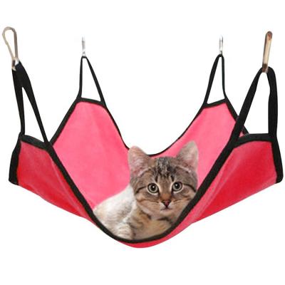 China Travel Comfortable Hanging Adjustable Pet Cat Cage Hammock Soft Pet Bed Cat Hammock For Cage for sale