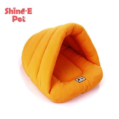 China Sustainable Cute Small Cushion Dogs Beds Slipper Shape Pet House for sale