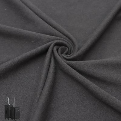 China Durable High Quality Virgin Marterials High Quality Polyester Spandex Sanded Durable Fabric Virgin Materials For Clothing for sale