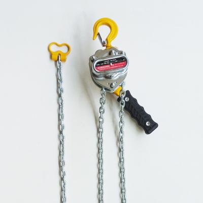 China 2021 hot sale 250kg mini lever hoist 250kg ratchet chain hoist 0.25t G80 manual chain hoists for sale