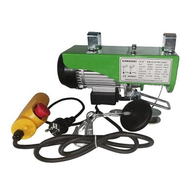 China Shops 1P 220V 50/60Hz PA200 PA400 PA600 PA800 PA1000 PA1200 mini small building material mini electric winch PA electric motor wire rope hoist for sale