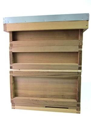 China China Custimized Red Cedar British Beehive UK Bee Box with National Pine Wood Bee Hive Frames for sale