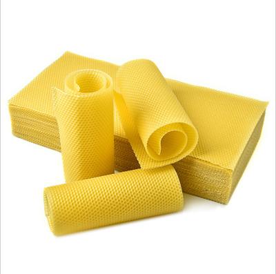 China Organic beeswax pure bee wax foundation sheet for beekeeping for sale