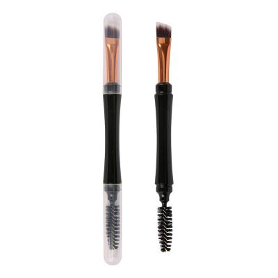 China Professional Single Double Eyebrow Brush Lash Makeup Brushes Flat Brush Cheap Prices for sale