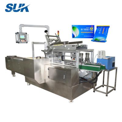 China Automatic food carton packing machine for biscuit/chocolate/medicine blister food tray for sale