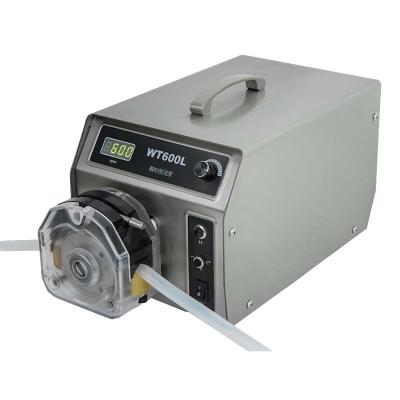 China Peristaltic liquid peristalsis pump 6000 mlmin, 4 heads peristaltic pum, peristaltic pump stepper motor high flow for sale