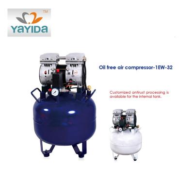 China Oil Free Dental Products Clinic Dental Air Compressor One For Quiet Oil Free Air Compressor for sale