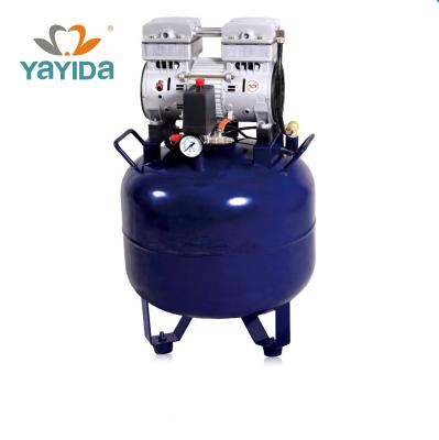 China Oil Free Dental Equipment One For Silent Dental Clinic Two Oil Free Air Compressor for sale