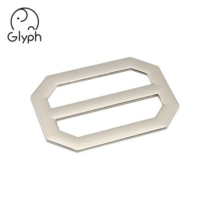 China Washable Wholesale Zinc Alloy Hexagon 50mm Handbag Slide Strap Adjustable Tri Glide Buckle For Belt for sale